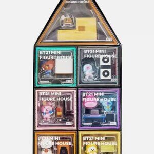 BT21 KPOP BTS 5TH ANNIVERSARY MINI DOLLHOUSE FIGURINE